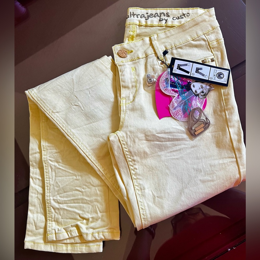 Custo Barcelona yellow ultra jeans